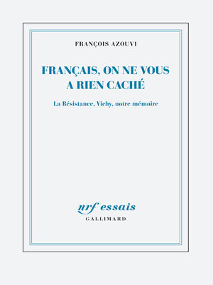 cover image of Français, on ne vous a rien caché